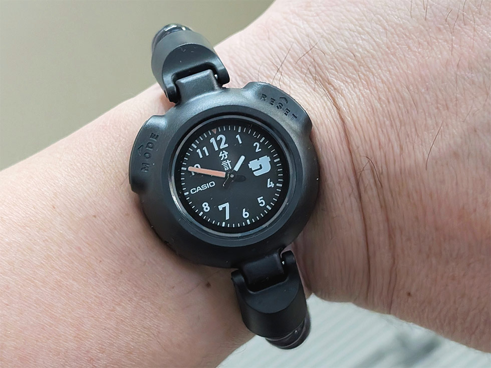 CASIO - 　【クラファン完売レア品】サウナ専用時計　カシオ　新品未使用　黒 新品未使用】CASIO カシオ サウナ専用時計 サ時計 黒色 - メルカリ