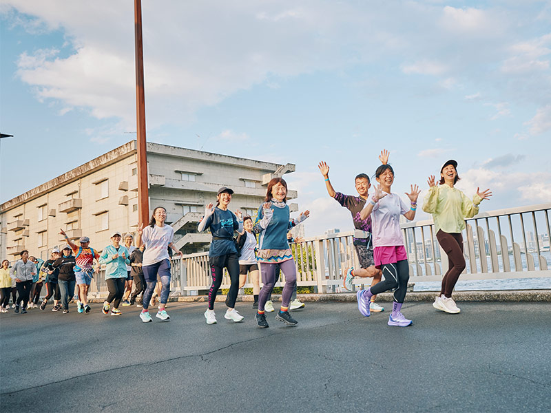 ASICS strengthens ties with "amateur runners" by developing new demographics through multi-events