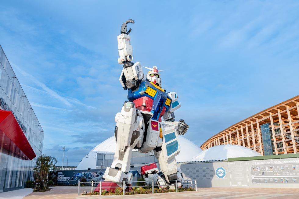 バンダイナムコ副社長が語る万博秘話 ガンダムのポーズに込めた思い