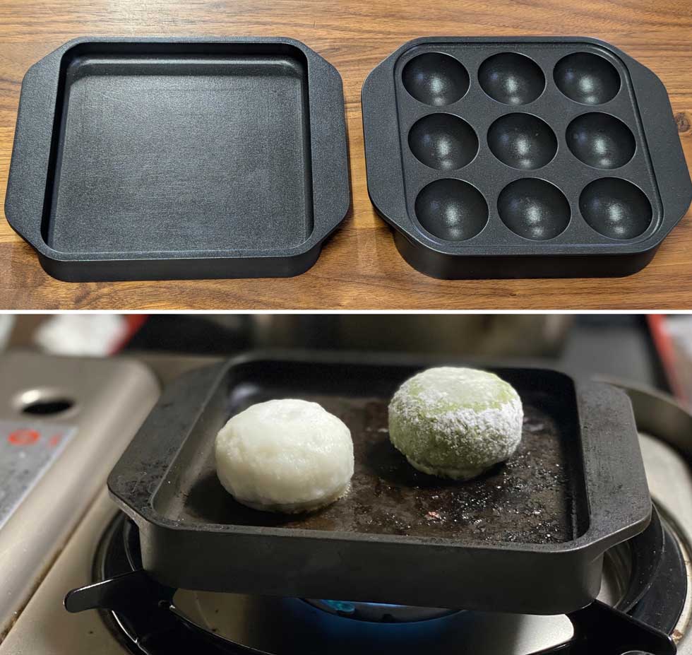 カーボン削り出し「たこ焼き器」 外はカリッ、中はふわ、究極の食感