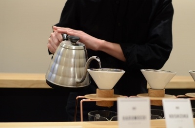 日本茶をハンドドリップで入れる