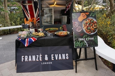 英国発・表参道の日本1号店も大人気の「フランツ アンド エヴァンス ロンドン」のフードトラック