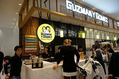 オーストラリア発のメキシカンダイナー「Guzman y Gomez（グズマン イー ゴメズ）」は国内3店目。フレッシュな食材とハンドメイドを重視したウェルネス志向のファストフードとして人気