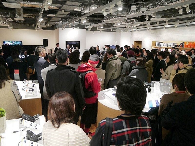 SONY CREATORS NIGHTに参加した札幌のクリエーターたち。約200人が参加した