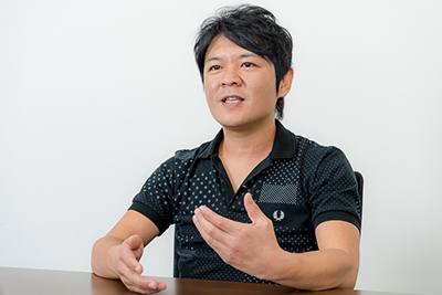 [新作を作る時には、ワクワク感を大事にしている」と語る、辻本氏