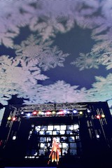 天井の視覚効果もあいまって、なんとも幻想的なライブステージとなっていた