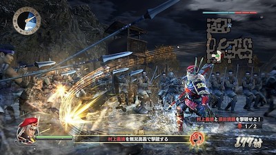 「日本一の兵（ひのもといちのつわもの）」とうたわれた武将、真田幸村となり、戦場を駆け巡る。東京ゲームショウ2016は、発売前にその魅力を味わう貴重な機会だ
