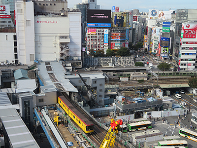 開発が進む渋谷駅周辺エリア