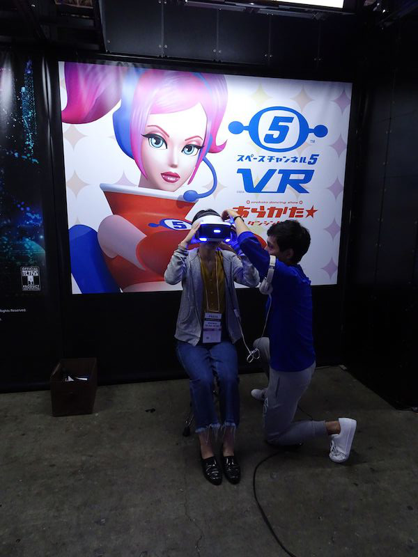 掛け声がやみつきの「スペースチャンネル5」がVR版で新登場！【TGS2018