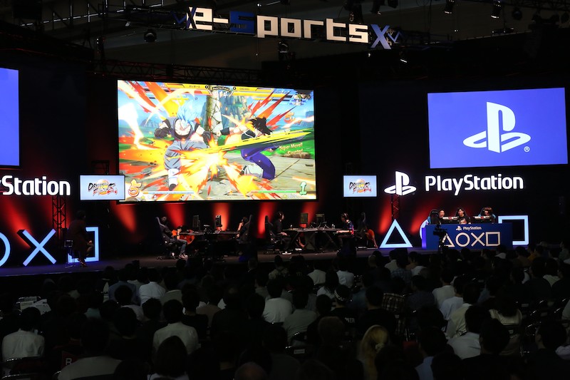東京ゲームショウ2018の3日目、9月22日にe-Sports X BLUE STAGEで行われた「ドラゴンボールファイターズ 日本一武道会」
