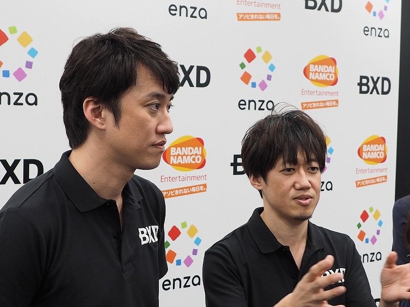 BXD取締役社長手塚氏（写真右）とBXD取締役内藤氏（写真左）