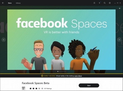 フェイスブック「Facebook Spaces」