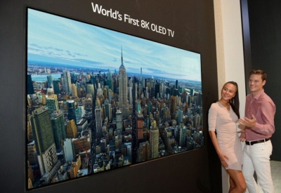 LG電子は8K OLEDを技術展示