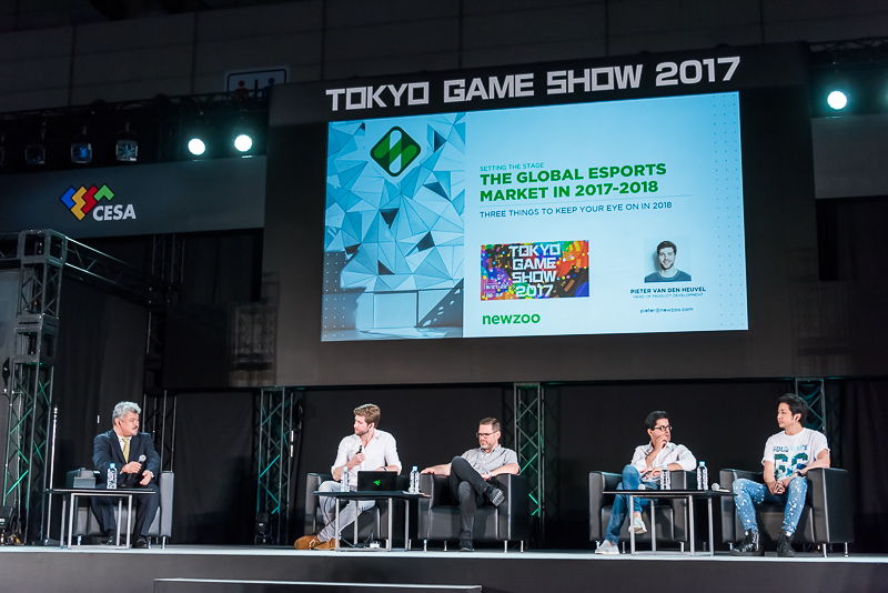 東京ゲームショウ2017の基調講演では、世界的に注目が高まる「eスポーツ」をテーマにディスカッションを開催。日本における状況や課題が話し合われた