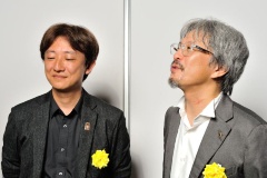 プロデューサーの青沼英二氏（右）とディレクターの藤林秀麿氏（左）