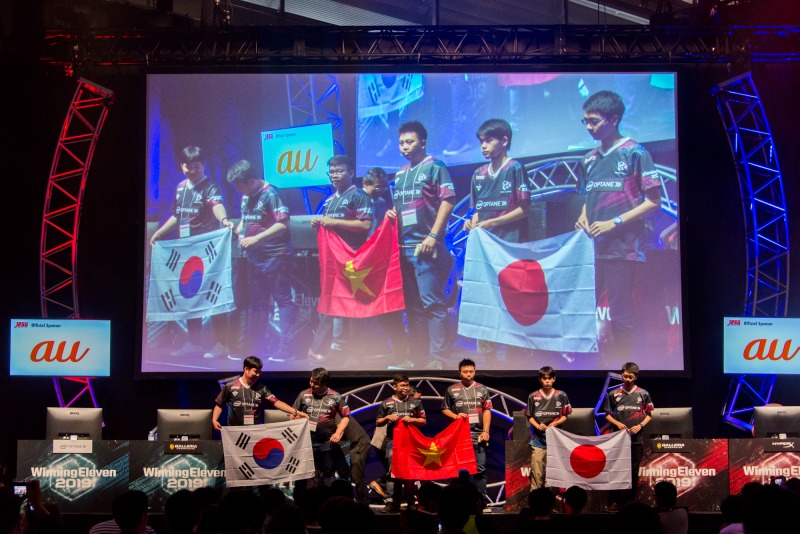 大会後には国際親善試合が開催された。日本、ベトナム、韓国のトッププレーヤーたちによる2on2の総当たり戦だ