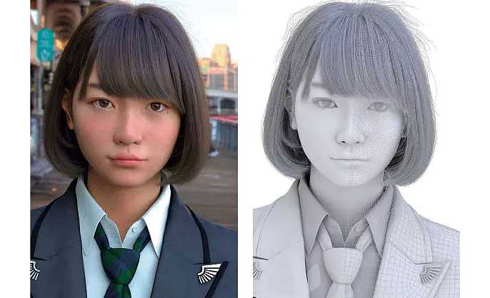 実写にしか見えない 謎の3dcgキャラ 日経クロストレンド 実写にしか見えない 謎の3dcgキャラ 日経クロストレンド