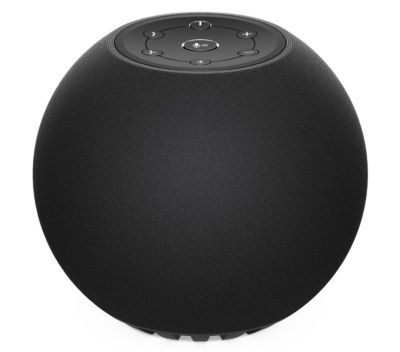 丸い形が特徴の360度スピーカー「Dell Wireless 360 Speaker System AE715」。日本では発売されていないが、2017年度グッドデザイン賞を受賞している