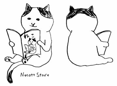 デザイナーの小櫻美晴氏が描く、3歳の猫の男の子「たまお」。シュールでゆるいキャラクターにした