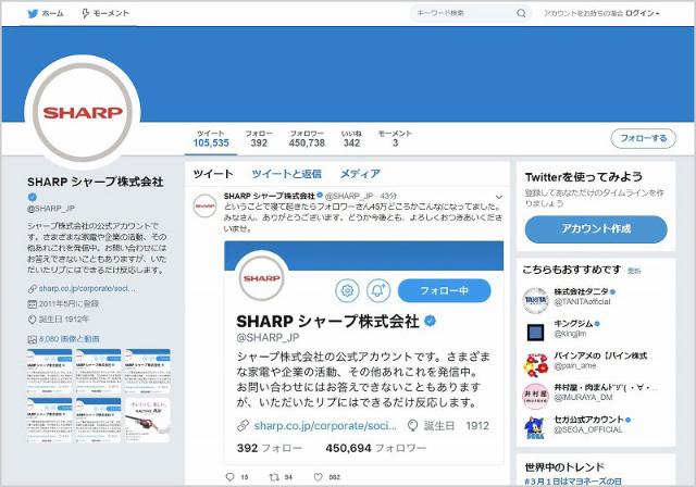 シャープtwitterの中の人 Snsで未来の顧客をつくる 日経クロストレンド シャープtwitterの中の人 Snsで未来の顧客をつくる 日経クロストレンド