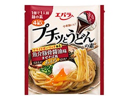 「プチッとうどんの素 魚介豚骨醤油味」(エバラ食品工業)